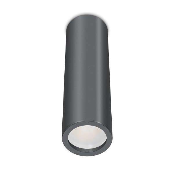 Smart Home Tube Pure LED Aufbauleuchte anthrazit 24cm 24V 6W - 120° KNX DALI GOOGLE HUE