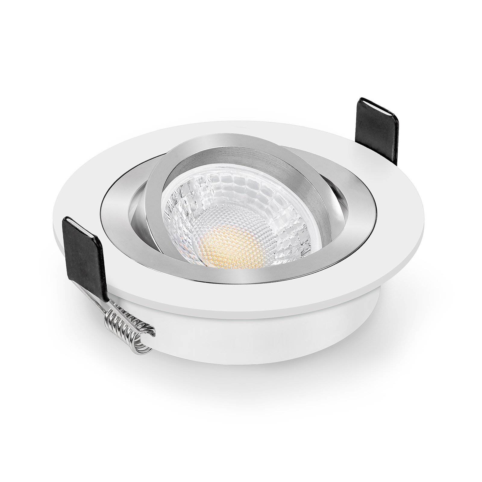 Einbaustrahler LED Einbauspot Einbauleuchte Rahmen Spot Schwenkbar Lampe 104 