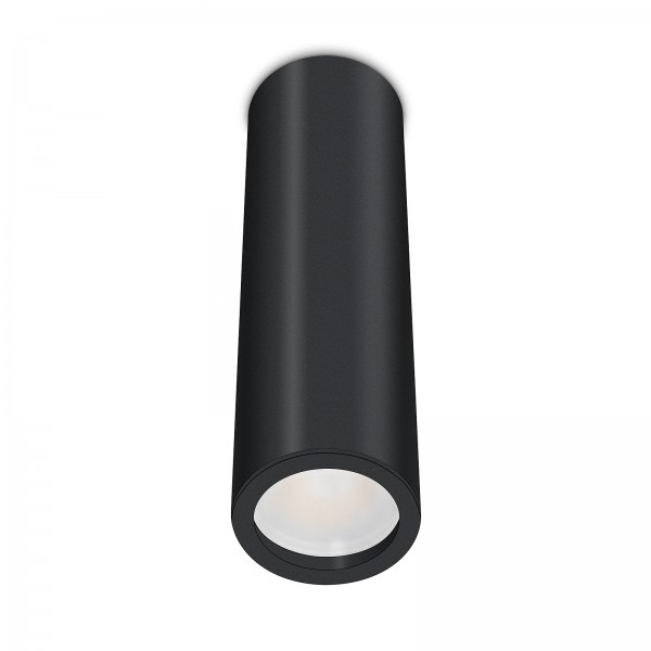 Smart Home Tube Pure LED Aufbauleuchte schwarz 24cm 24V 6W - 120° KNX DALI GOOGLE HUE